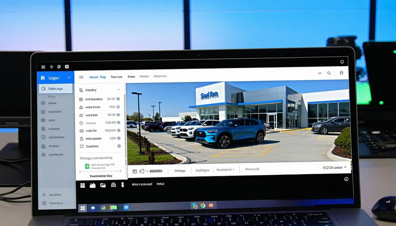 Automotive dealership dashboard powered by SalesLogs on HubSpot